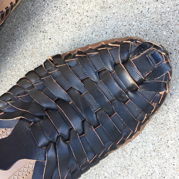 Free People | Slip On Sandals Leather Mules black - Picture 4 of 8